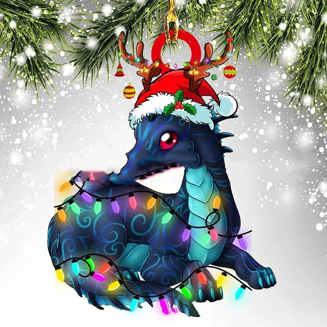 Skanto | Dinosaur Drageegg Juledekorasjoner Pendant Akryl