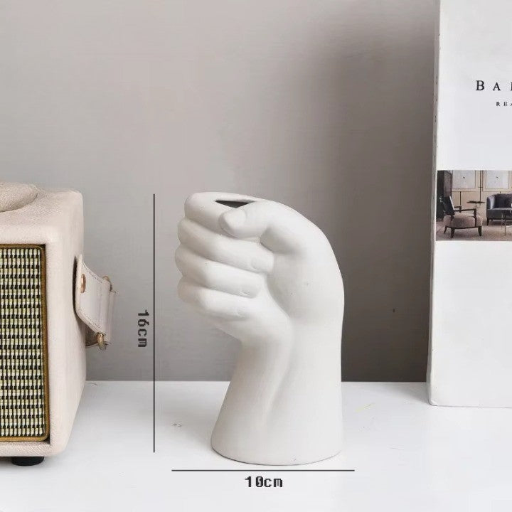 Kunstnerisk Håndbevegelse Keramikk BordSkantoomst Vase | Skanto