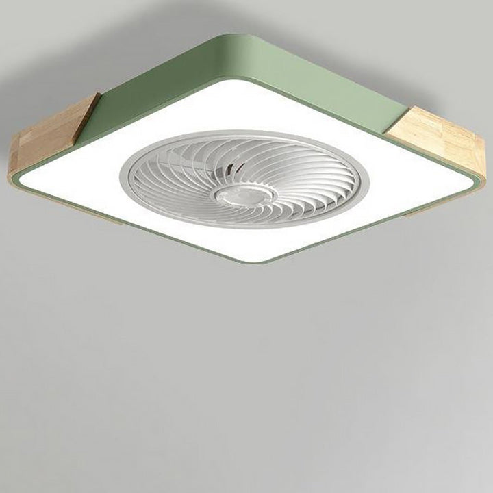 Skanto | Integrert LED Taklampe og Vifte Uten Blader med Fjernkontroll