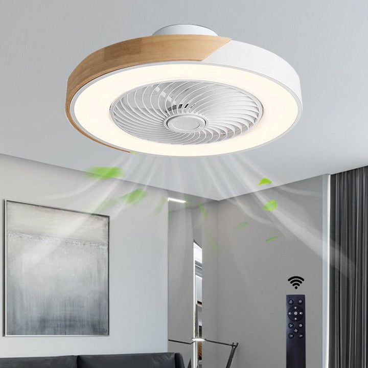 Skanto | Integrert LED Taklampe og Vifte Uten Blader med Fjernkontroll