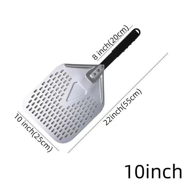 Big Pizza Perforert Spade Paddle Håndtak for Ovn Pizza Baking Verktøy | Skanto