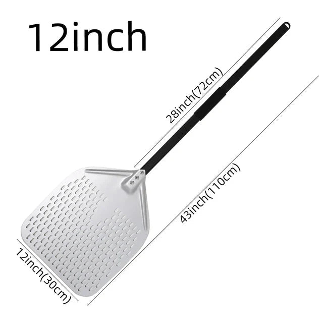 Big Pizza Perforert Spade Paddle Håndtak for Ovn Pizza Baking Verktøy | Skanto