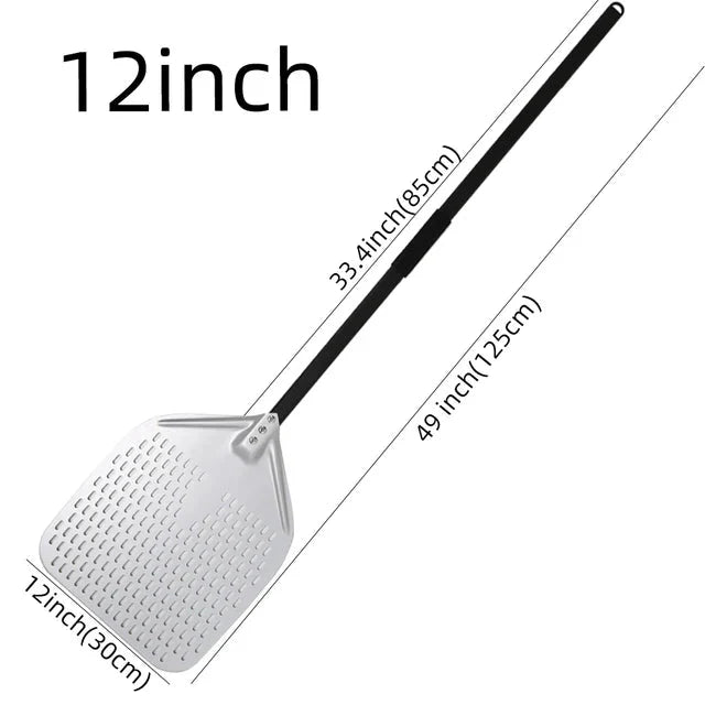 Big Pizza Perforert Spade Paddle Håndtak for Ovn Pizza Baking Verktøy | Skanto
