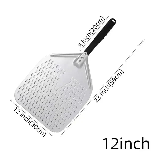 Big Pizza Perforert Spade Paddle Håndtak for Ovn Pizza Baking Verktøy | Skanto