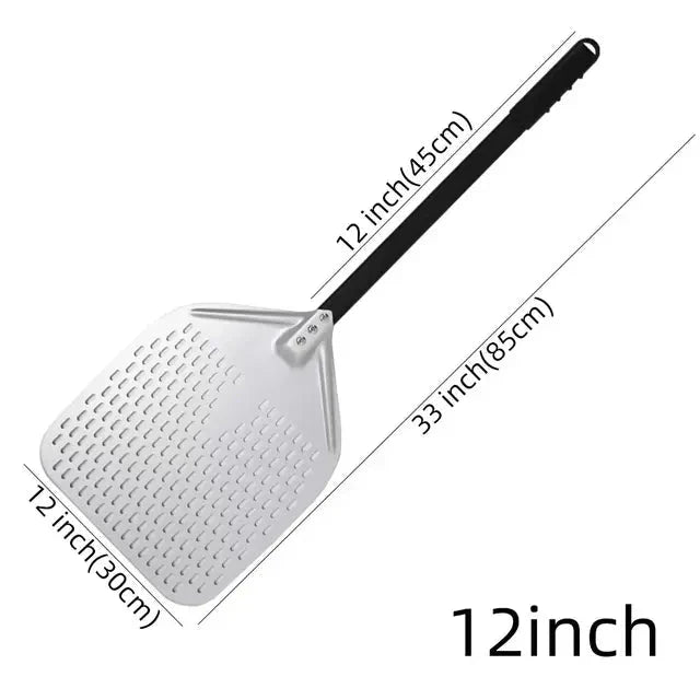 Big Pizza Perforert Spade Paddle Håndtak for Ovn Pizza Baking Verktøy | Skanto