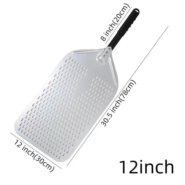 Big Pizza Perforert Spade Paddle Håndtak for Ovn Pizza Baking Verktøy | Skanto
