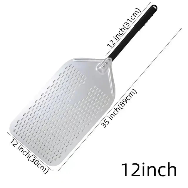 Big Pizza Perforert Spade Paddle Håndtak for Ovn Pizza Baking Verktøy | Skanto