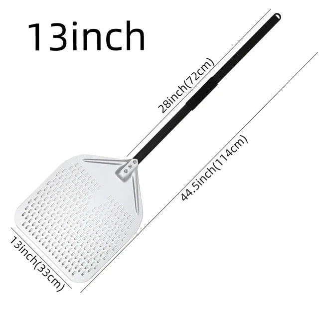 Big Pizza Perforert Spade Paddle Håndtak for Ovn Pizza Baking Verktøy | Skanto