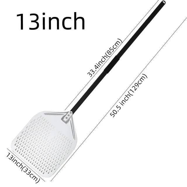 Big Pizza Perforert Spade Paddle Håndtak for Ovn Pizza Baking Verktøy | Skanto