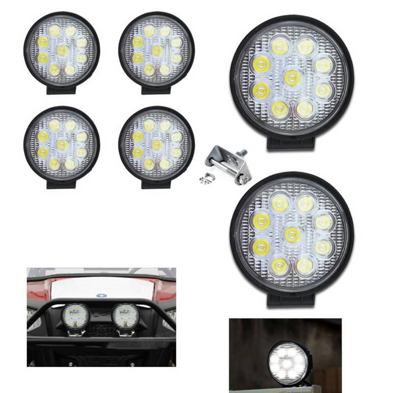 LED Arbeidslys 6X 27W Spotlight | Skanto