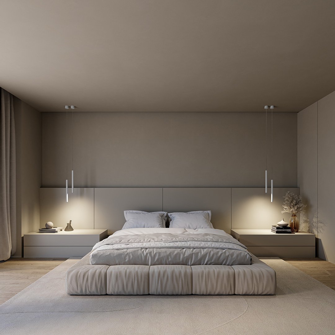 Skanto | RayAura Minimalistisk LED Pendellampe | Moderne Design | Elegant Taklampe for Stue & Kontor