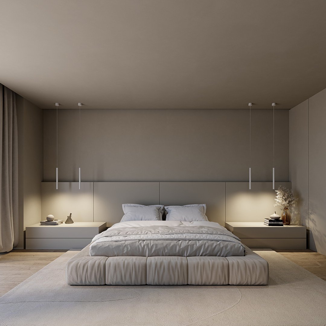Skanto | RayAura Minimalistisk LED Pendellampe | Moderne Design | Elegant Taklampe for Stue & Kontor