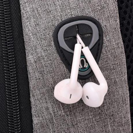 Skanto | 3-pinners lås anti tyveri USB ryggsekk