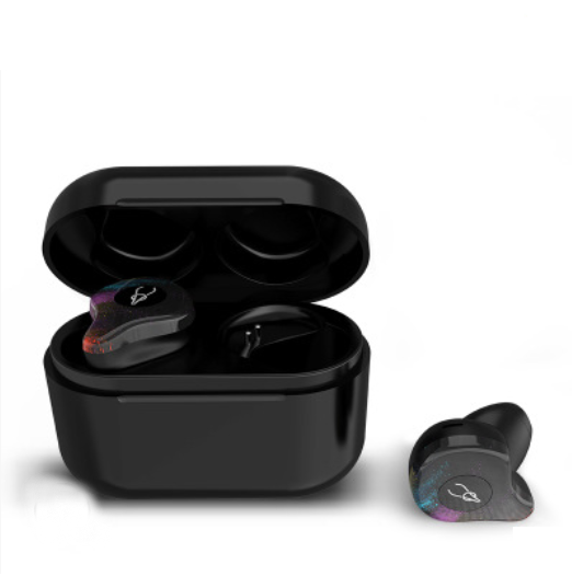Skanto | Bluetooth 5.0 TWS Ørepropper med Ladeetui, Stereo HiFi Lyd & HD Mikrofon, for Løping, Kjøring & Treningssenter