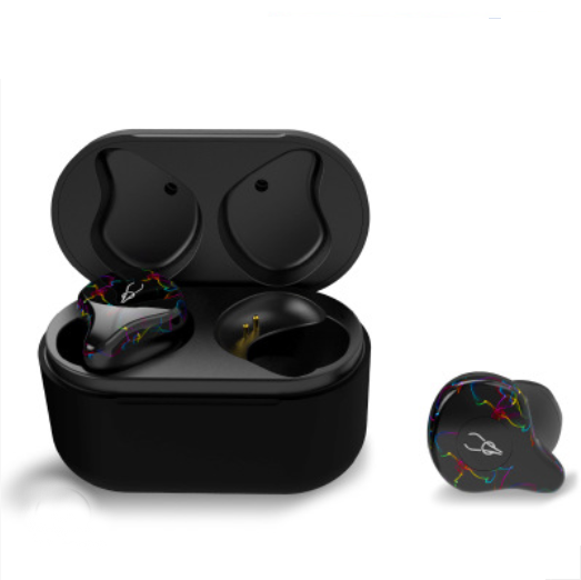 Skanto | Bluetooth 5.0 TWS Ørepropper med Ladeetui, Stereo HiFi Lyd & HD Mikrofon, for Løping, Kjøring & Treningssenter