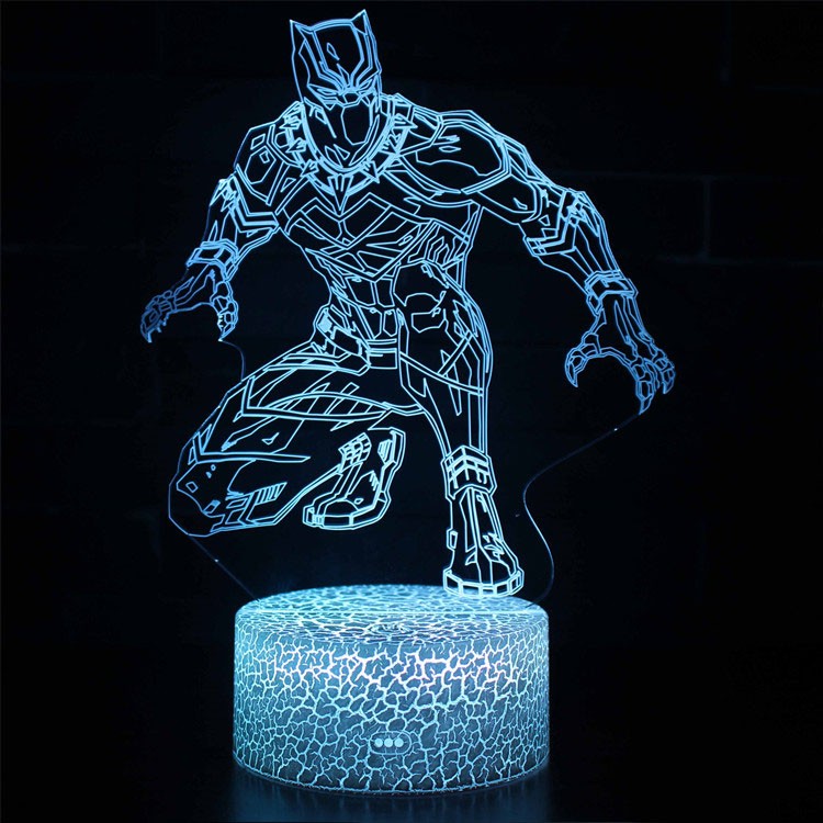 Skanto | 3D Lampe Marvel Black Panther Stealth
