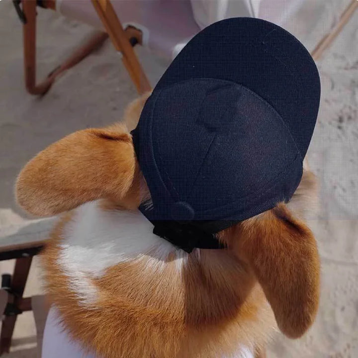 Skanto | Justerbar Hundesolhatt - Søtt Øre-Ut Sommer Baseballcaps