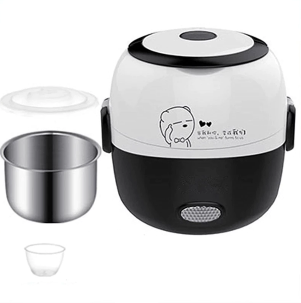 SteamMate Elektrische lunsjboks – Kochen, Dämpfen & Warmhalten – 1 l – 200 W