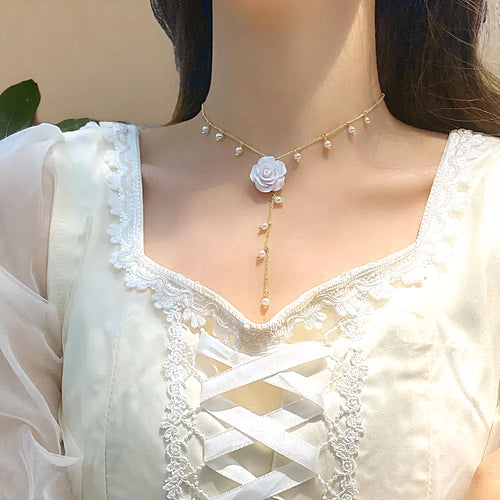 Skanto | Blanc La Floral Halskjede
