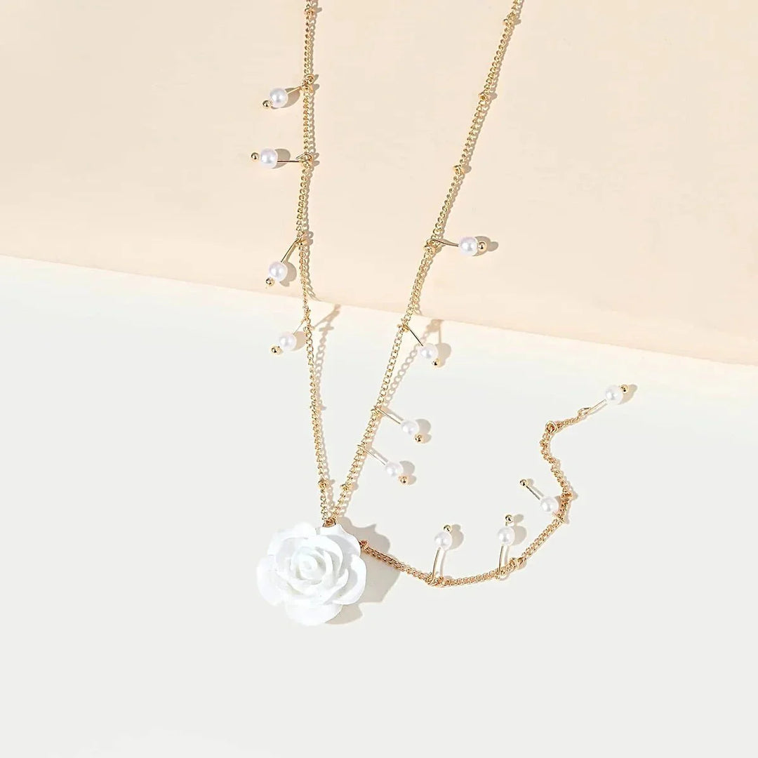 Skanto | Blanc La Floral Halskjede