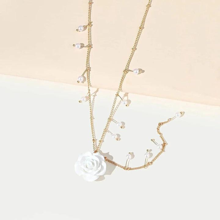 Skanto | Blanc La Floral Halskjede