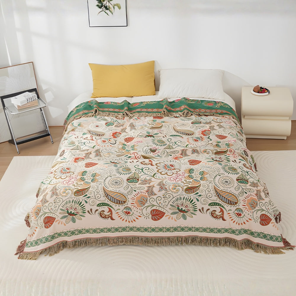 Skanto | Høstblad Boho Vendbar Teppe