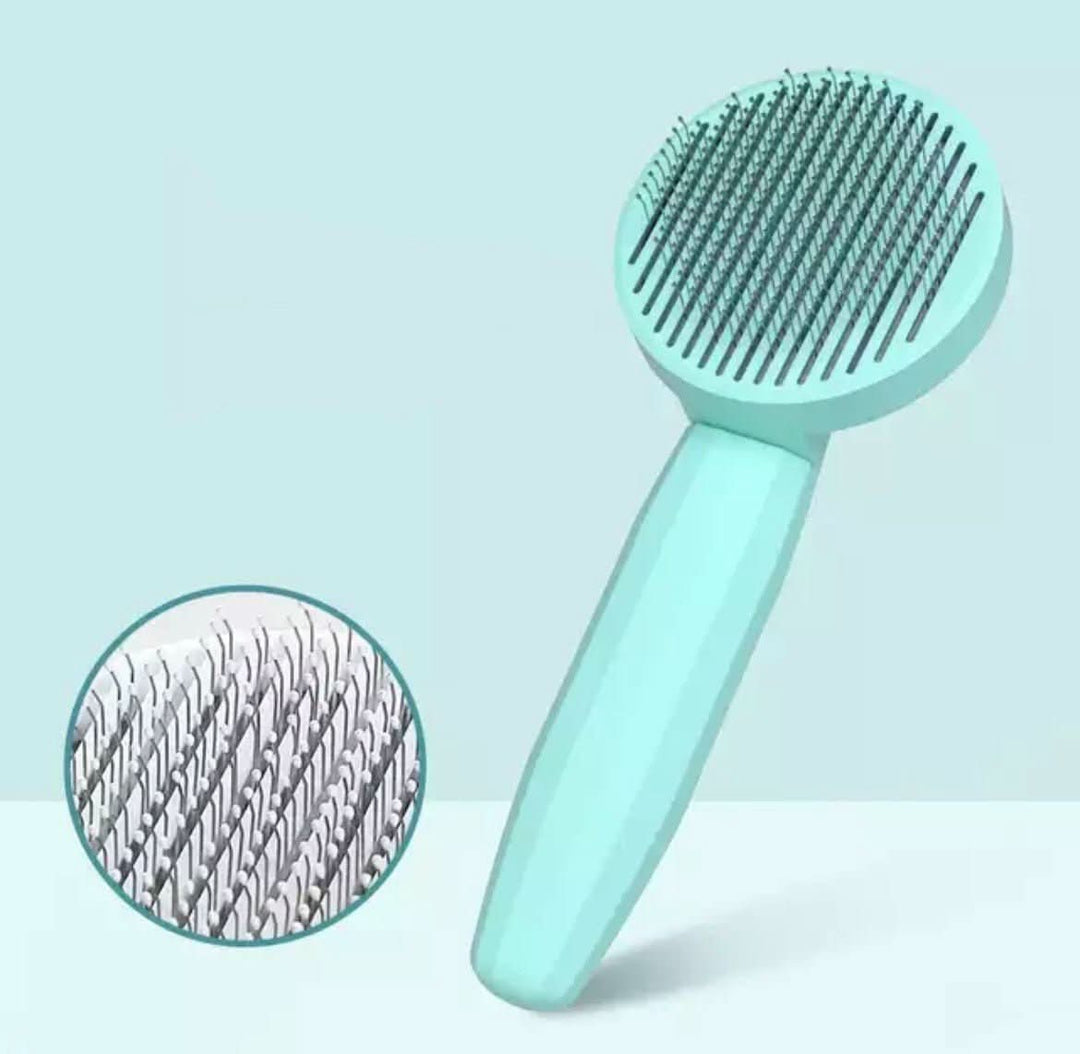Skanto | SELFCLEAN BØRSTE – Selvrensende kattbørste for mindre hårtap & ren pels