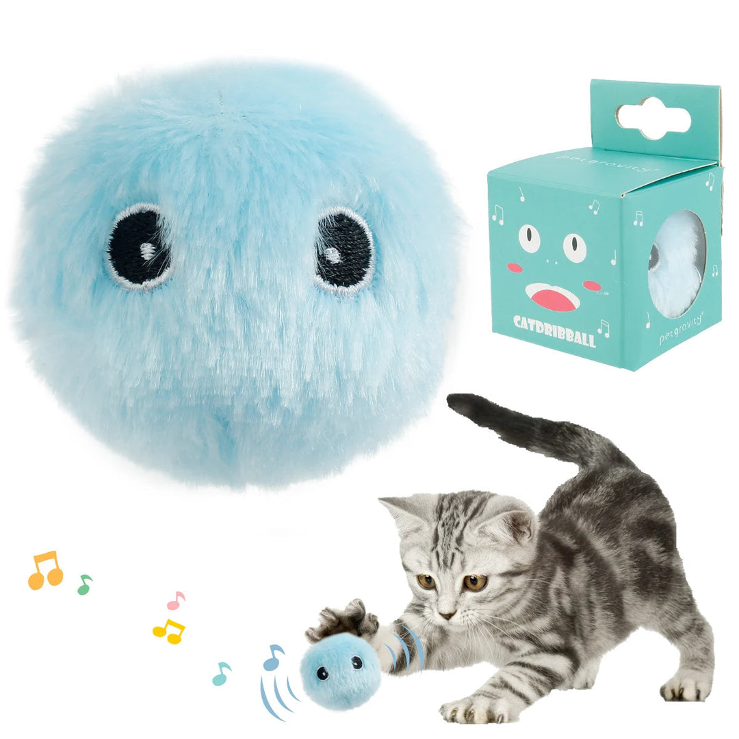 Interaktive katteplush-boller med dyrelyder Skanto