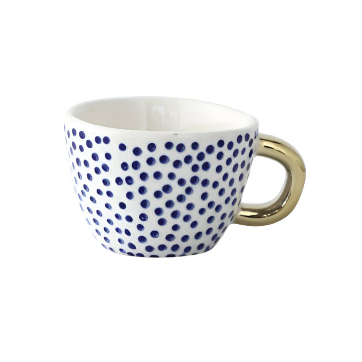 Keramikkopp med geometrisk design – Stilig og moderne | Ideell for kaffe eller te | Skanto