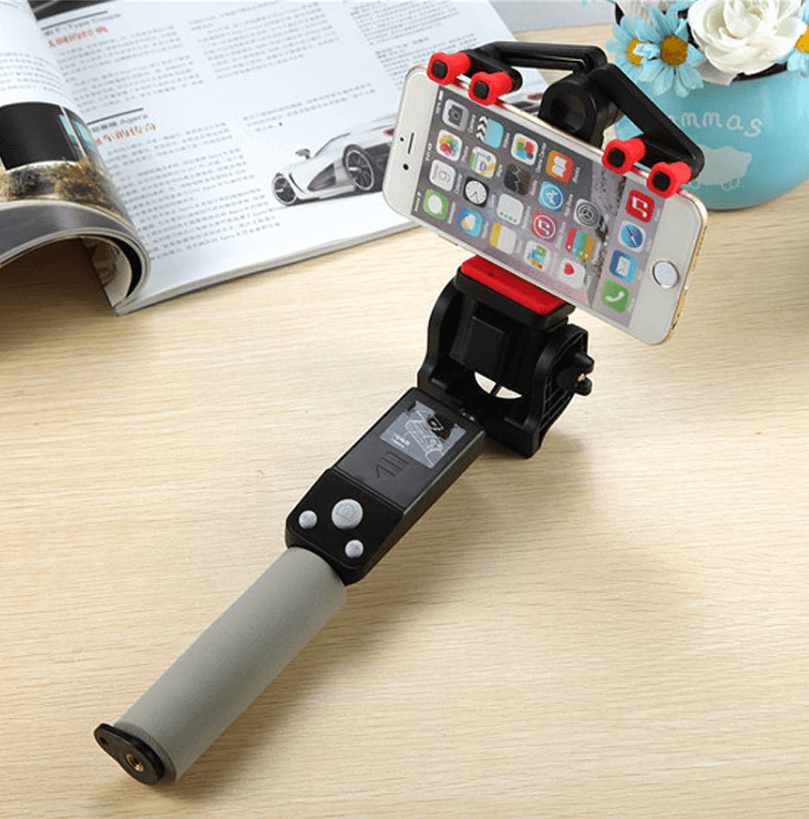 Selfie-Stick "Image Arc" med 360°-Drehung og Bluetooth-Fernbedienung