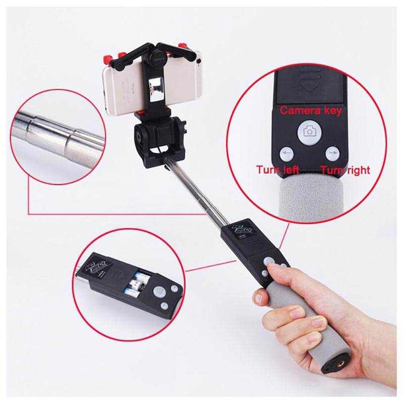 Selfie-Stick "Image Arc" med 360°-Drehung og Bluetooth-Fernbedienung