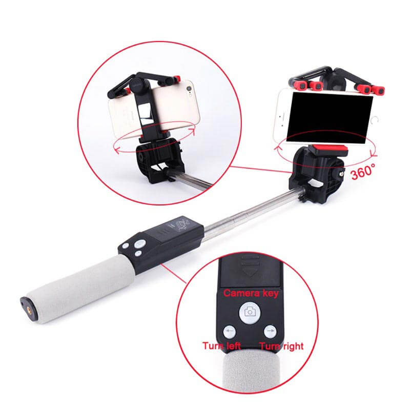 Selfie-Stick "Image Arc" med 360°-Drehung og Bluetooth-Fernbedienung