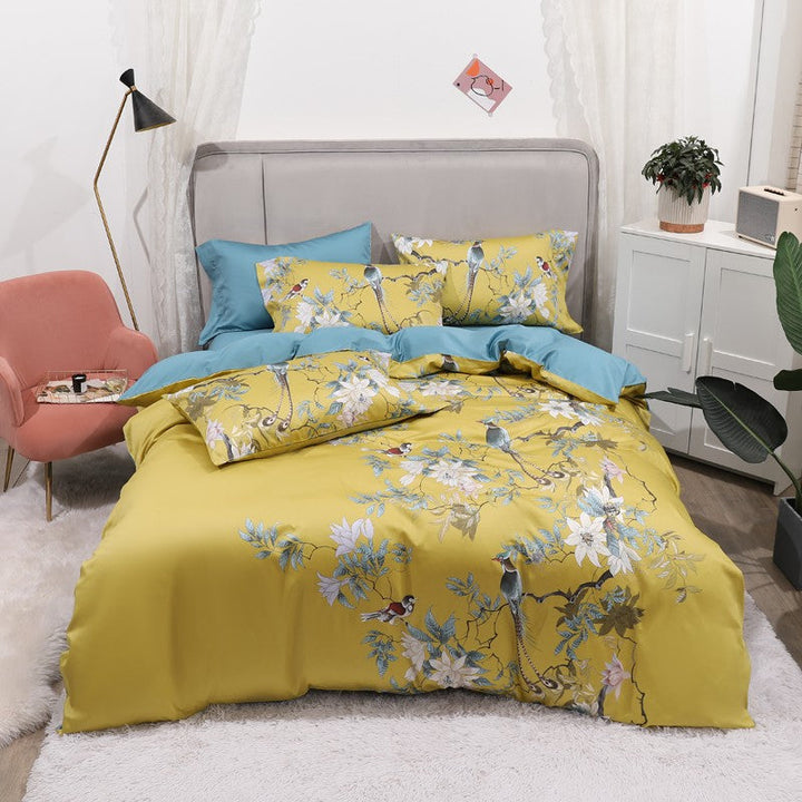 Tropical Haven Dynecover Sett (Egyptisk Bomull, 500 TC) | Skanto