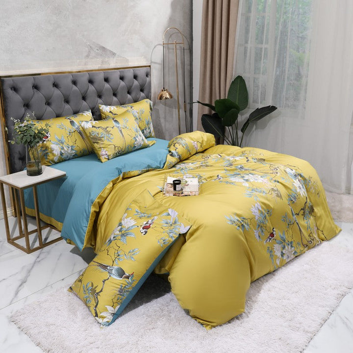 Tropical Haven Dynecover Sett (Egyptisk Bomull, 500 TC) | Skanto