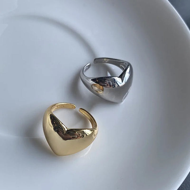 Skanto | Dristige Statement Hjerte Ringer