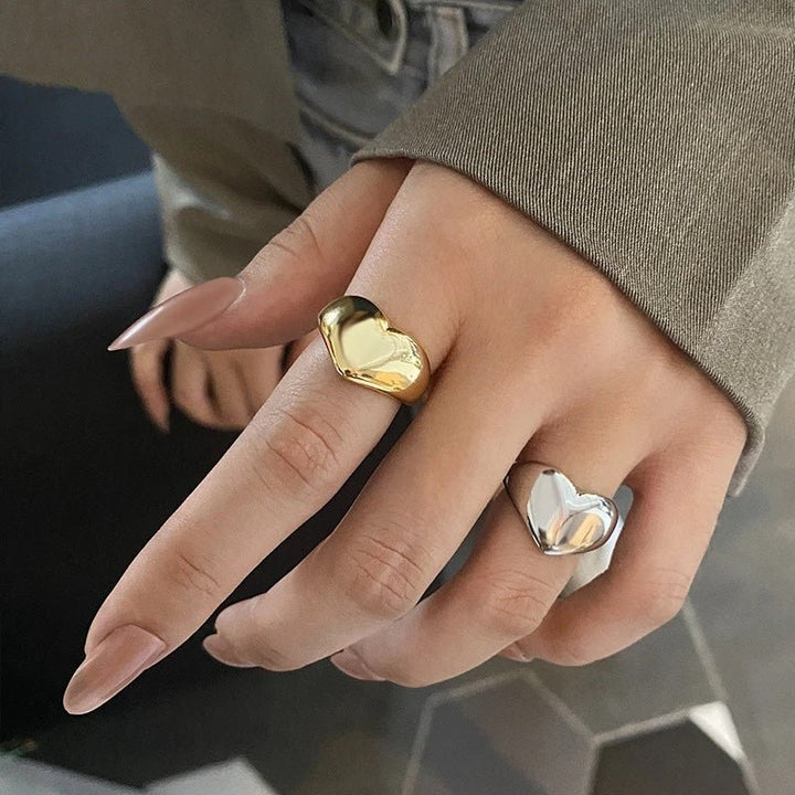 Skanto | Dristige Statement Hjerte Ringer