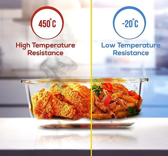 Skanto | Borosilikatglass Lunsjboks - GlassGuard Bento
