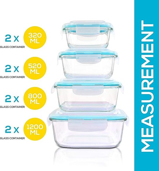 Skanto | Borosilikatglass Lunsjboks - GlassGuard Bento