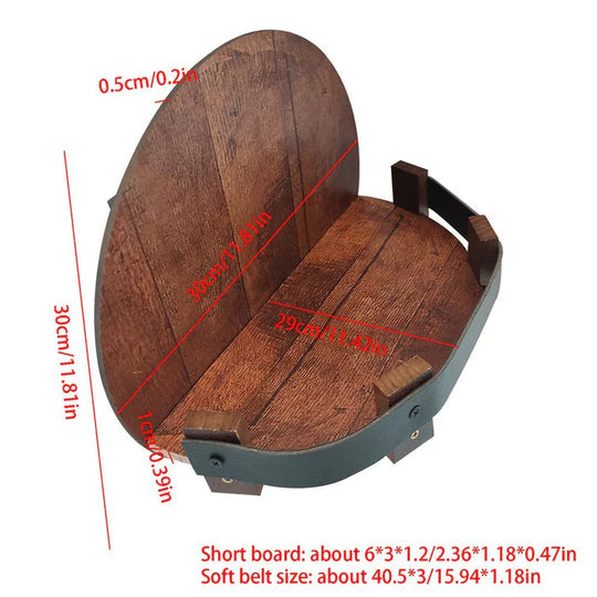 Regal für Bourbon-Whiskeyfässer – Rustikale Baraccessoires