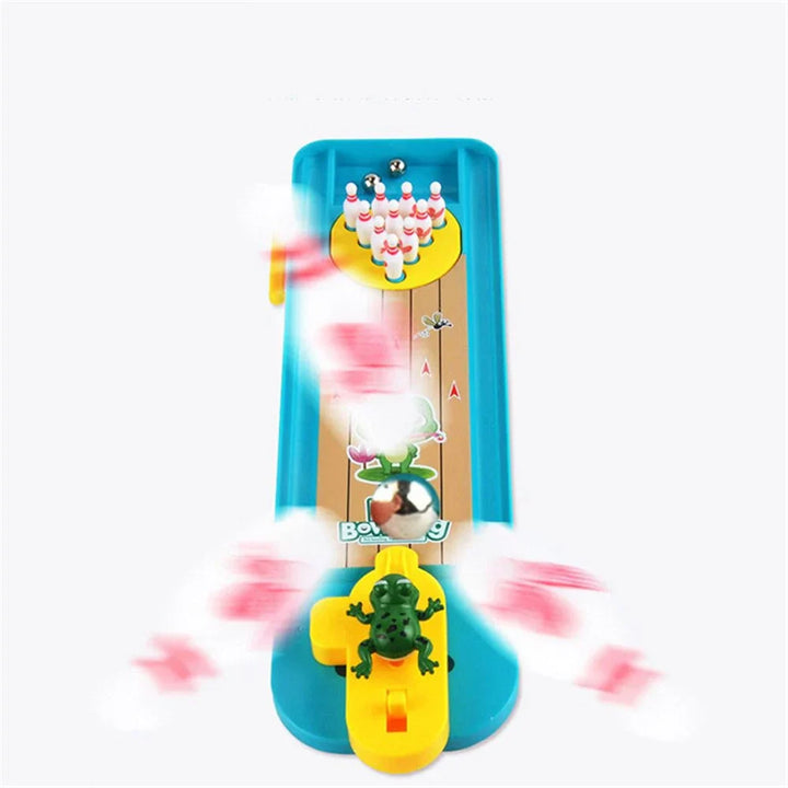 Skanto | Hoppende Frosk Bowlinghall - Fremmer Motoriske Ferdigheter - Mini Bowlinghall