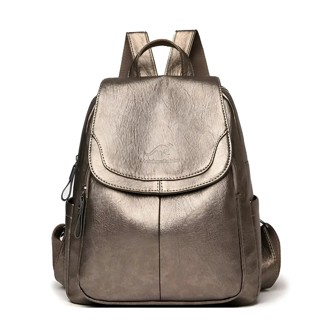 Skanto | Vintage Leather Women's Backpack - Isabella