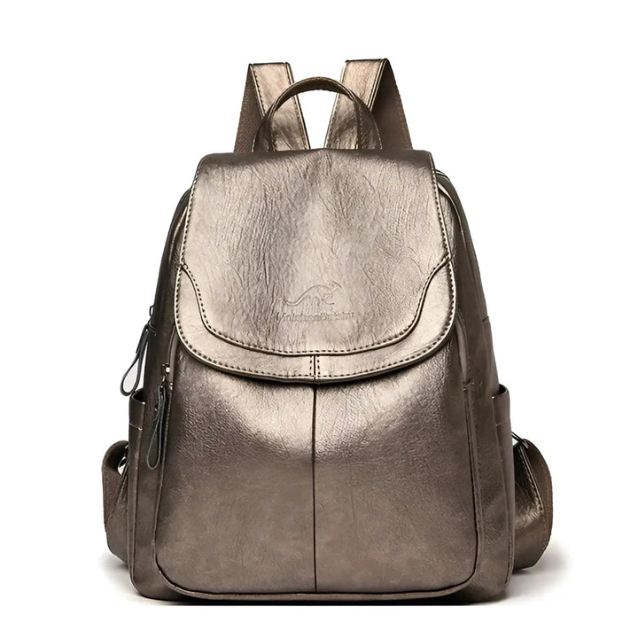 Skanto | Vintage Leather Women's Backpack - Isabella