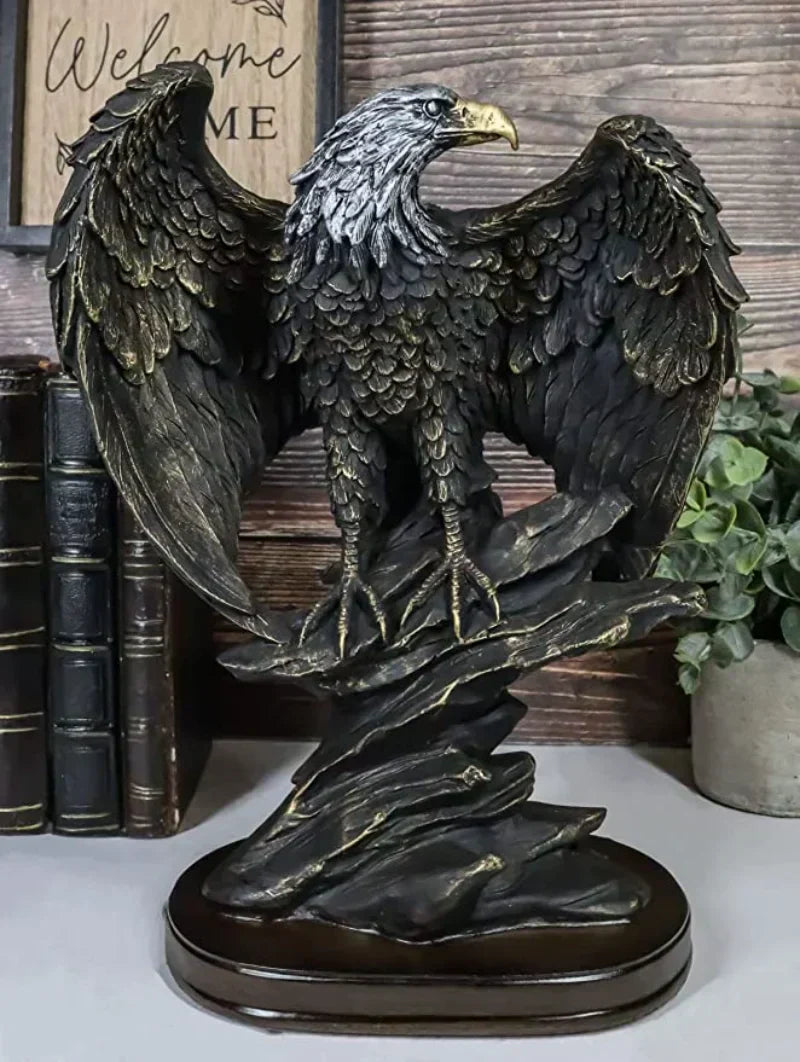 Skanto | Dekorativ Bronse Ørn Skulptur – Aquila