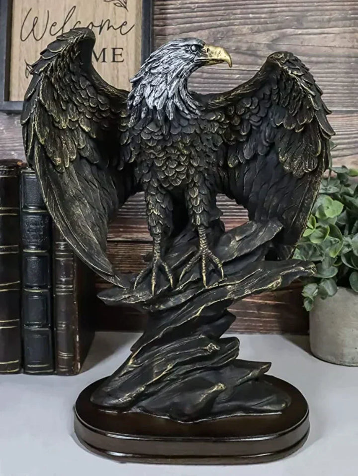 Skanto | Dekorativ Bronse Ørn Skulptur – Aquila