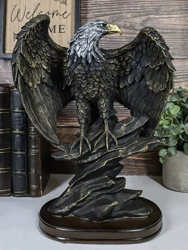 Skanto | Dekorativ Bronse Ørn Skulptur – Aquila