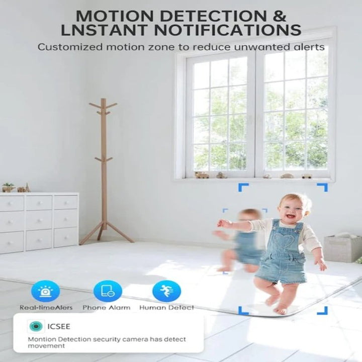 Skanto | Smart 360° Lyspære Sikkerhetskamera med 1080P HD