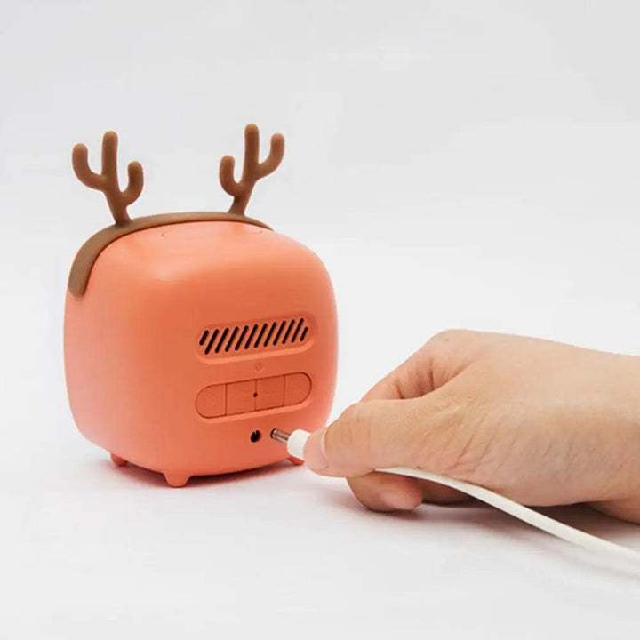Skanto | BunnyGlow - LED Vekkerklokke – Nattlampe med Digital Skjerm & Timer