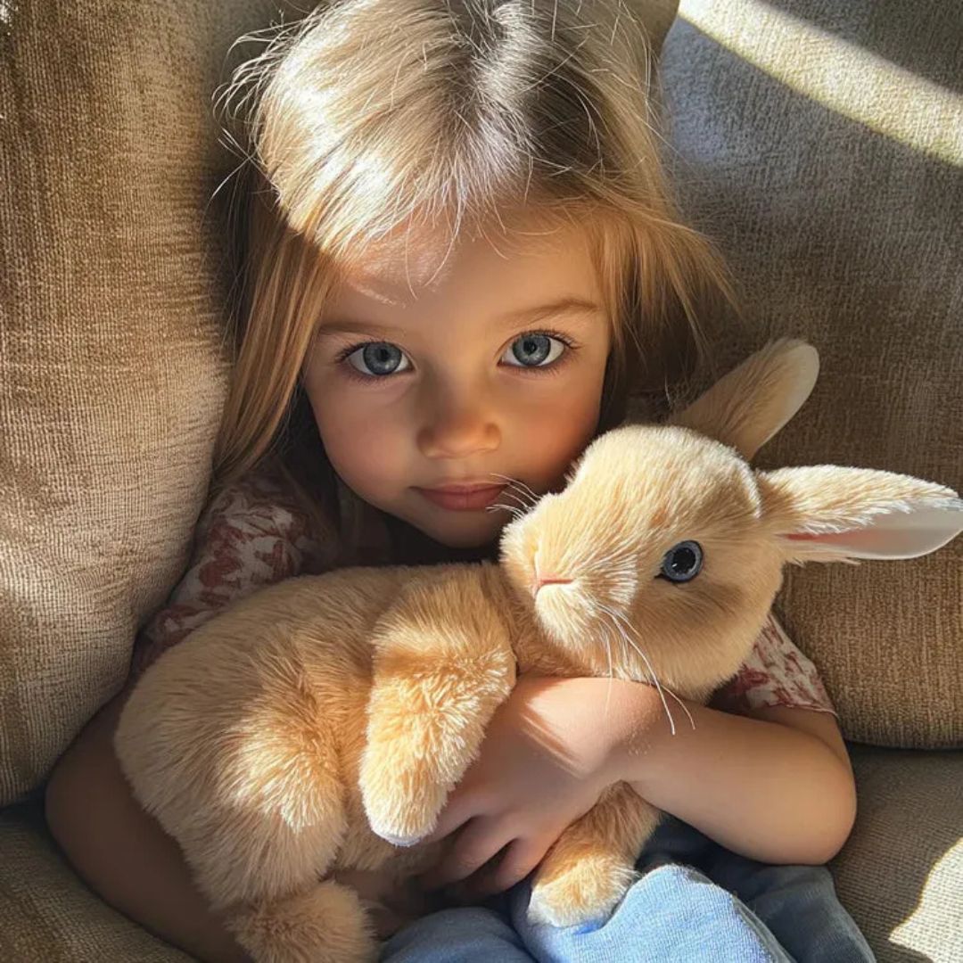 Skanto | BunnyLoom Interaktiv Plush | Realistisk hoppende kaninleke for barn