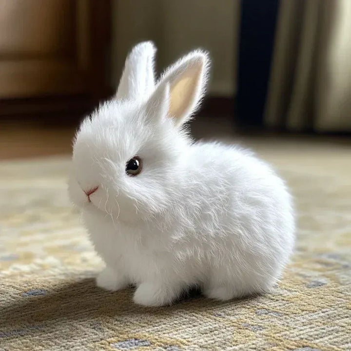 Skanto | BunnyLoom Interaktiv Plush | Realistisk hoppende kaninleke for barn