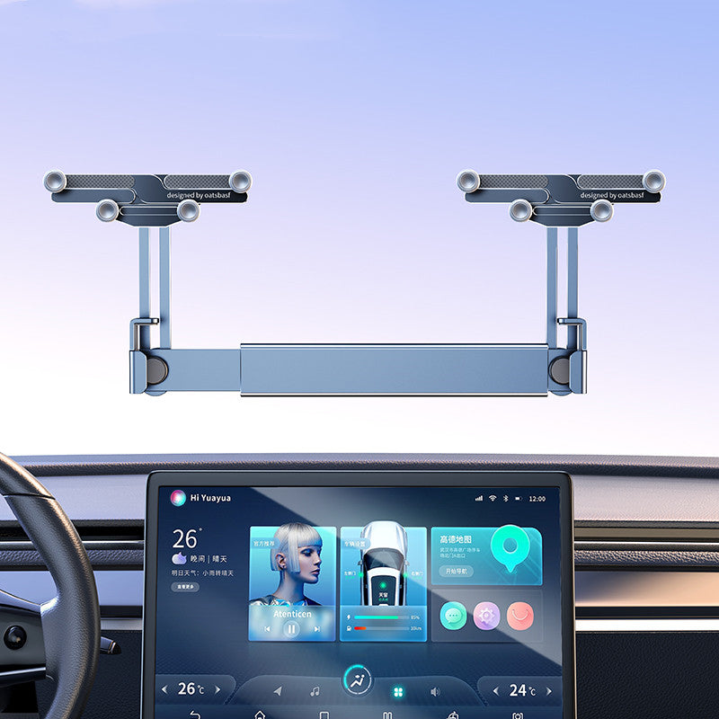 Skanto | Dual Mount Flytende Skjerm Aluminiumlegering Bil Telefonholder